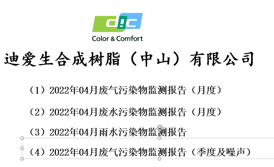 废气、废水月度及季度检测报告-2022年04月
